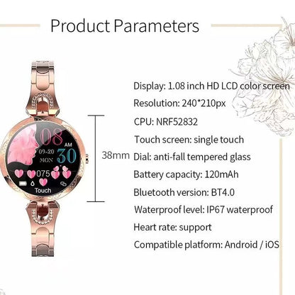 AquaFit | Waterproof Fitness Smartwatch