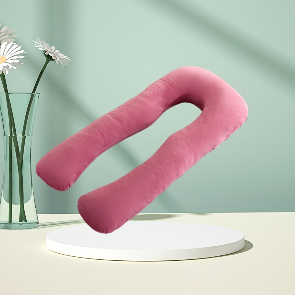 MumCloud | Washable Velvet-Covered U-Shaped Maternity Pillow