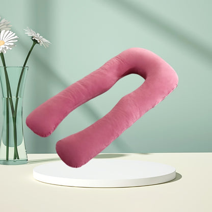 MumCloud | Washable Velvet-Covered U-Shaped Maternity Pillow