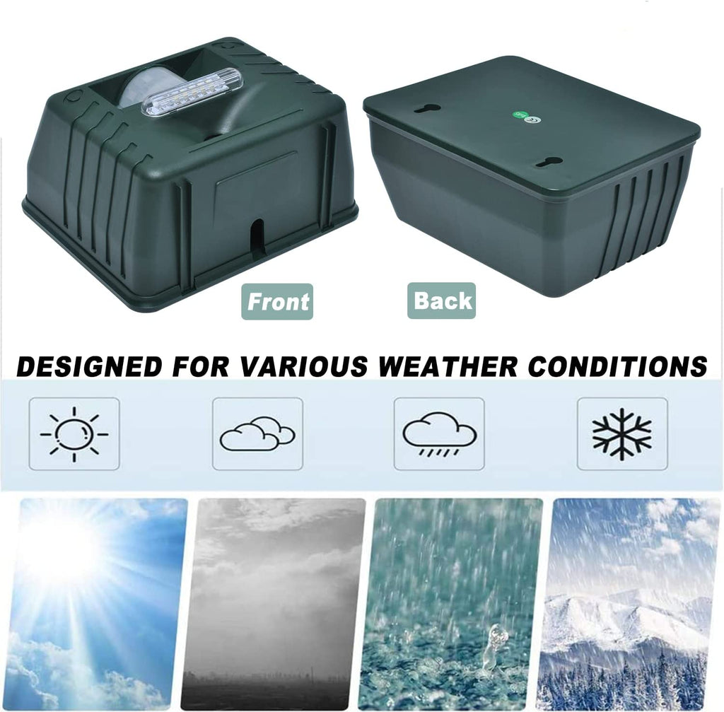 PeckShield | Ultrasonic Woodpecker Deterrent for Effective Bird Control