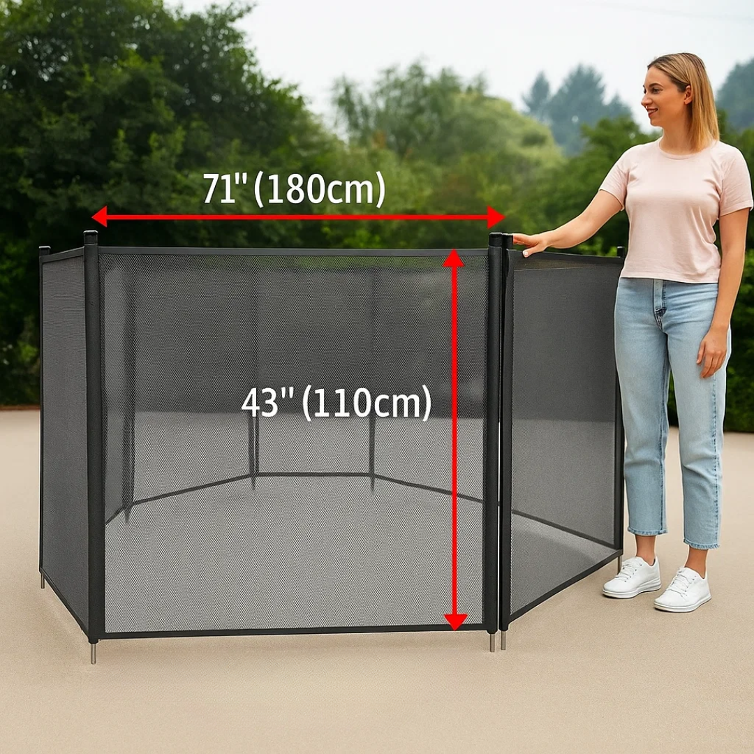 SafeSwim | Removable Safety Fence for Pools & Gardens