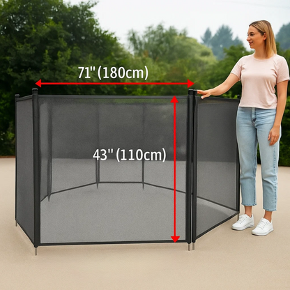SafeSwim | Removable Safety Fence for Pools & Gardens