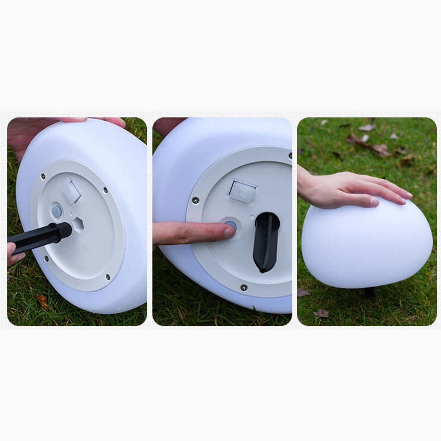 SolLumina | Solar-Powered Waterproof PE Spherical LED Outdoor Decorative Light