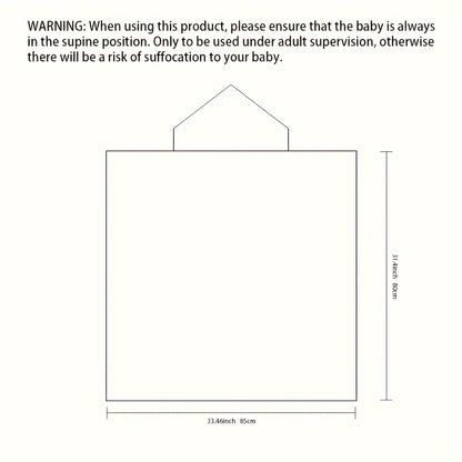 CuddleNest | Baby Cloak – Soft Knitted Plush with Wind Protection