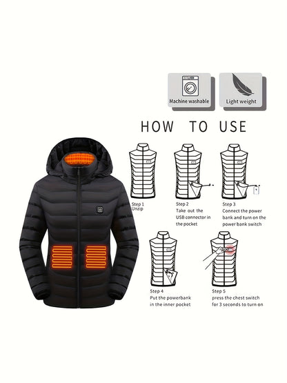 Zara | Women’s Heated Jacket – USB Rechargeable & Lightweight