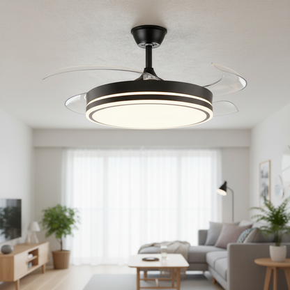 Aerolume - Modern Retractable Blade Ceiling Fan