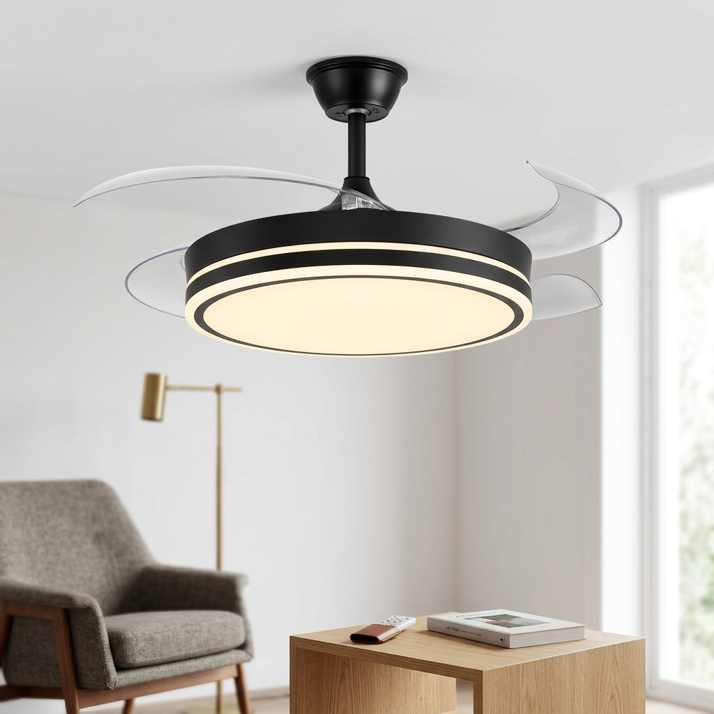 Aerolume - Modern Retractable Blade Ceiling Fan4