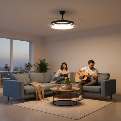 Aerolume - Modern Retractable Blade Ceiling Fan5