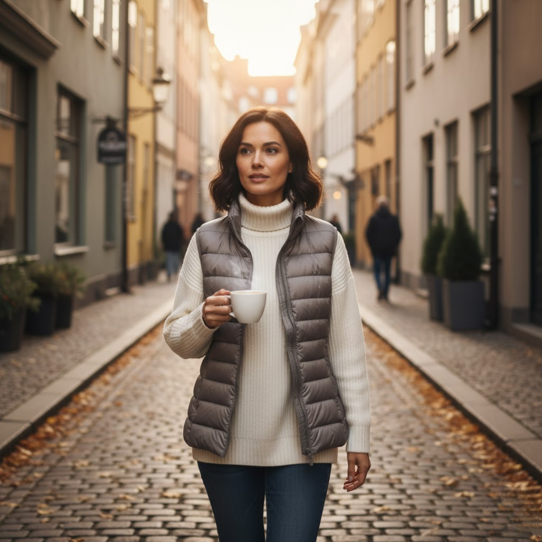 Alisette - Sleeveless Quilted Vest