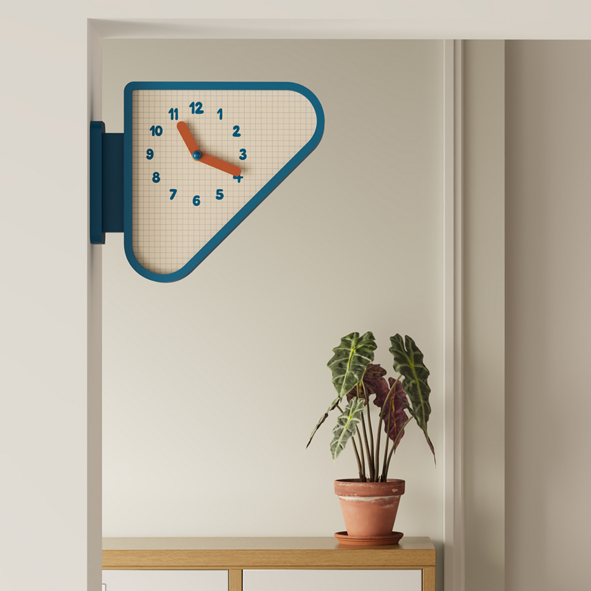 Anglor - Modern Double Sided Wall Clock