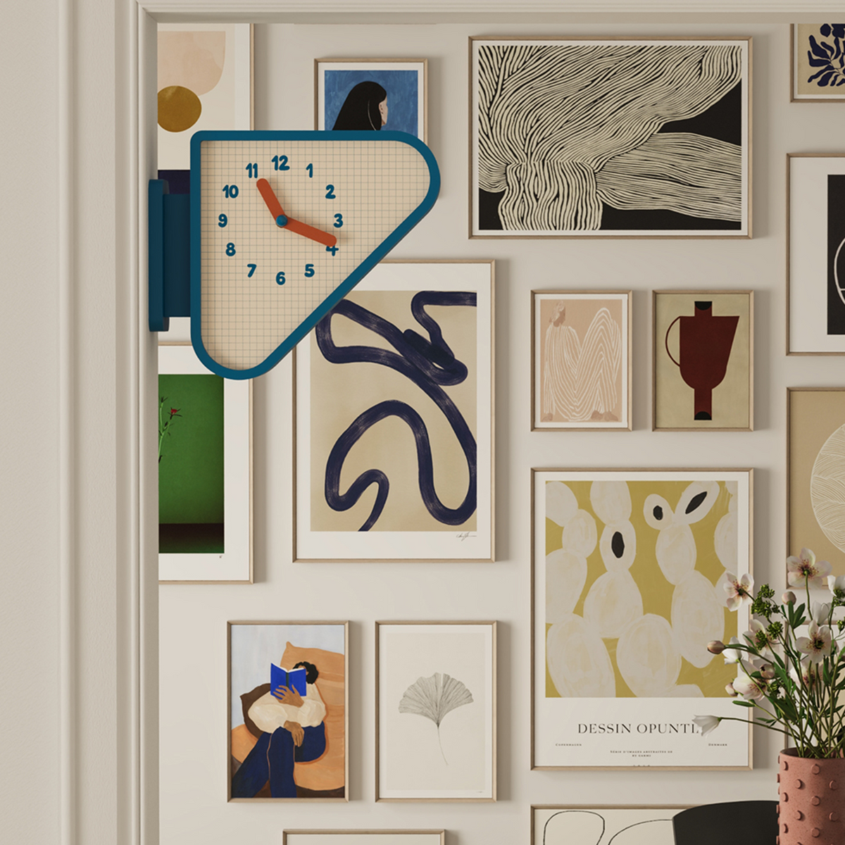 Anglor - Modern Double Sided Wall Clock