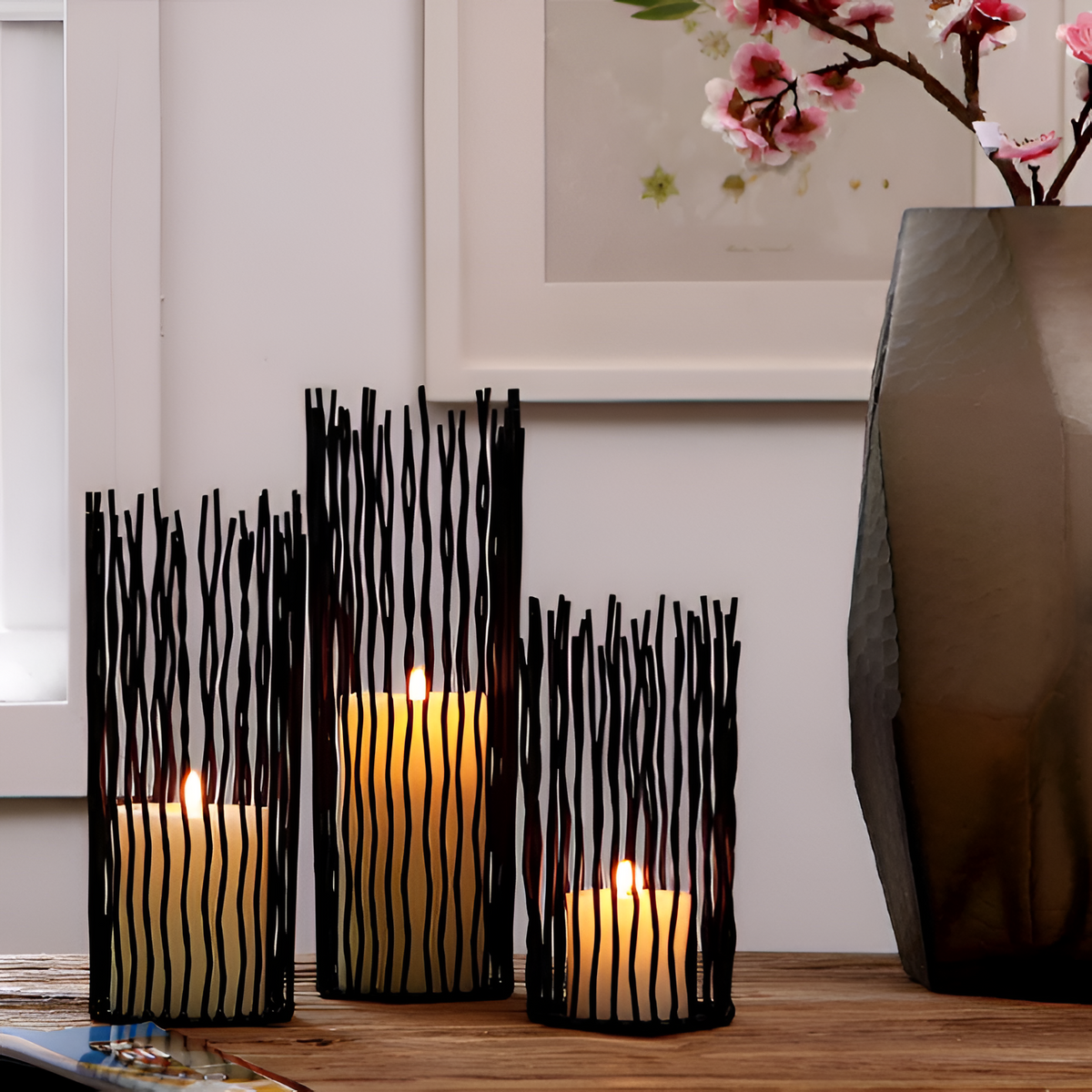Astraea - Abstract Wire Candle Holder