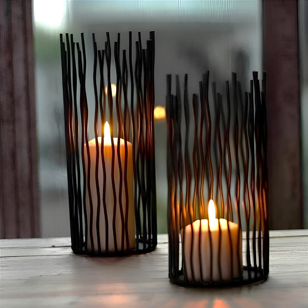 Astraea - Abstract Wire Candle Holder
