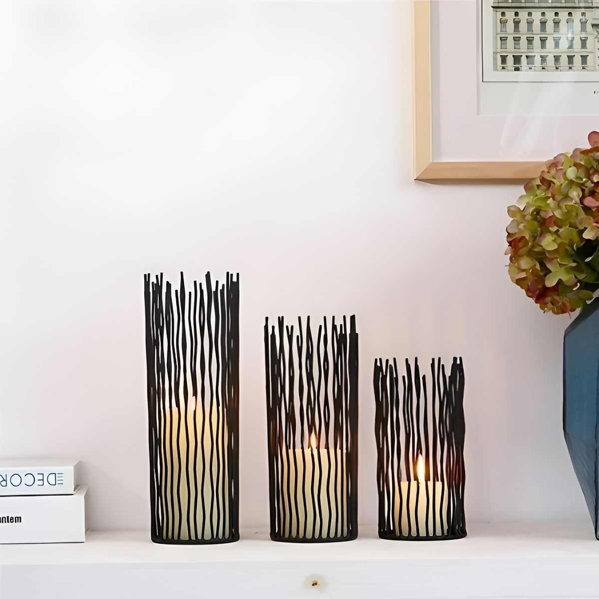 Astraea - Abstract Wire Candle Holder