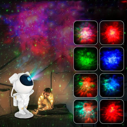 AstroGlow - Astronaut Star Projector Lamp