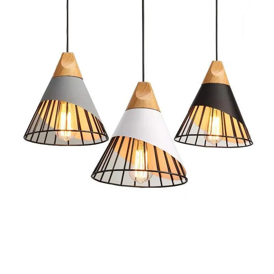 WoodLight | Modern Wood and Metal Pendant Light