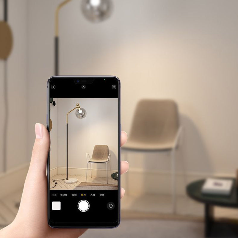 GlasLumo | Nordic Floor Lamp with Adjustable Glass Head