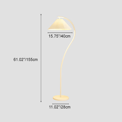 FoldaLamp | Minimalist Floor Lamp with Fabric Shade
