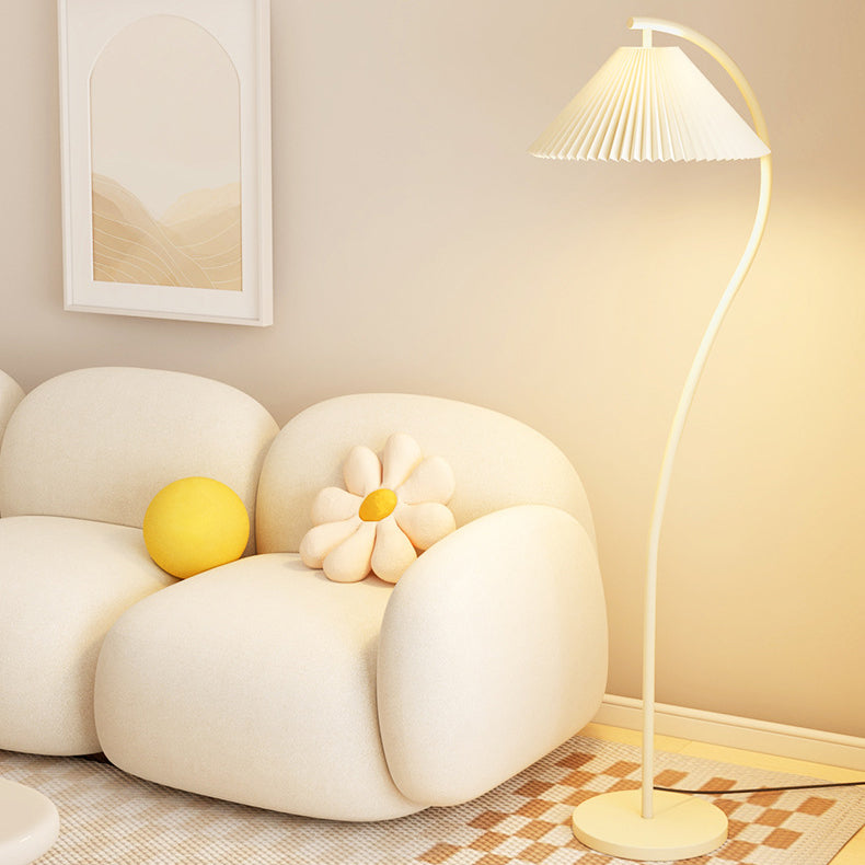 FoldaLamp | Minimalist Floor Lamp with Fabric Shade
