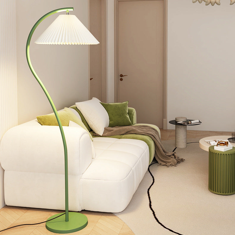 FoldaLamp | Minimalist Floor Lamp with Fabric Shade