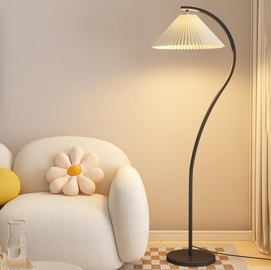 FoldaLamp | Minimalist Floor Lamp with Fabric Shade