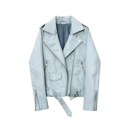 Lucien | Leather Biker Jacket – Modern Zippered Design-3
