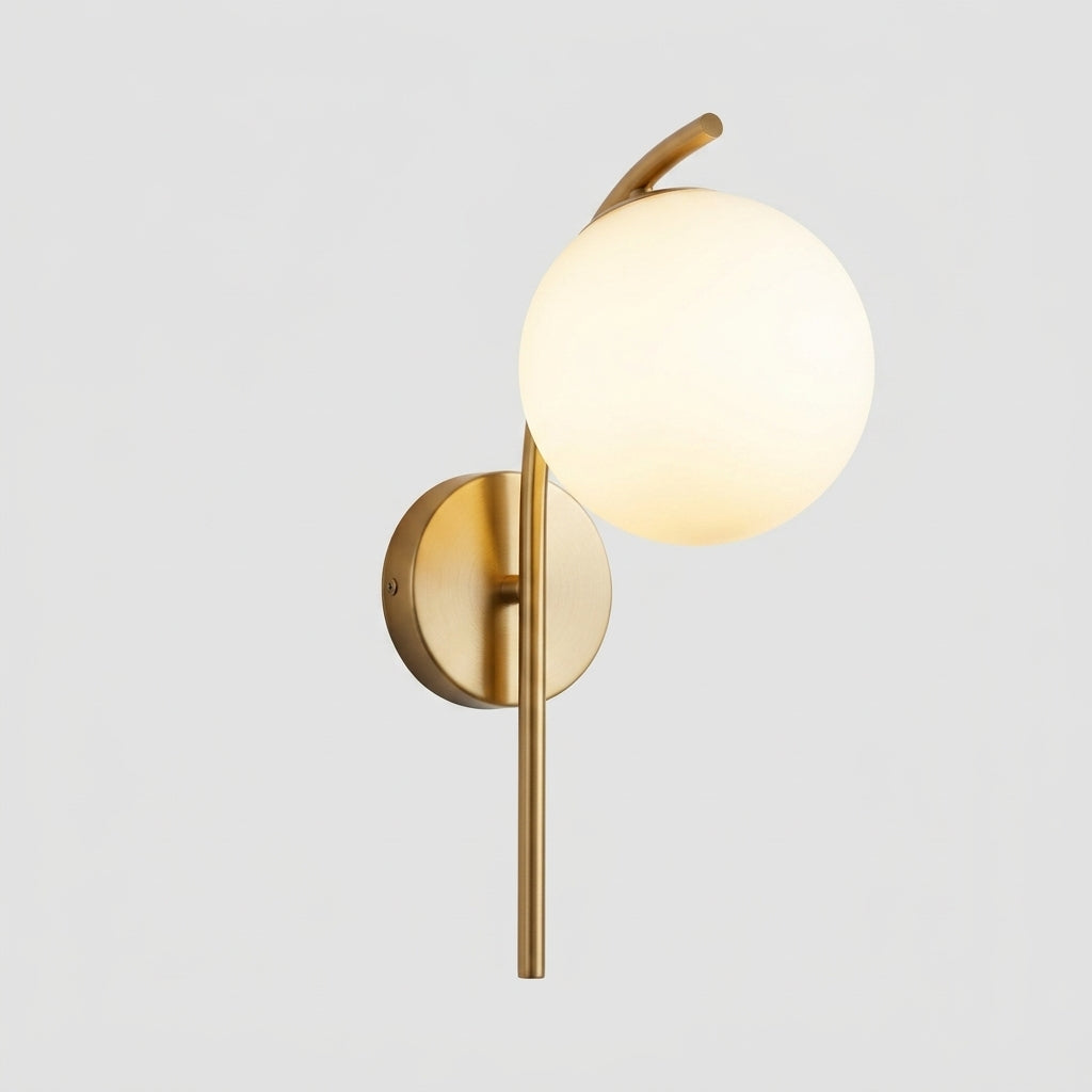 Brivelle - Curved Stem Globe Wall Light2