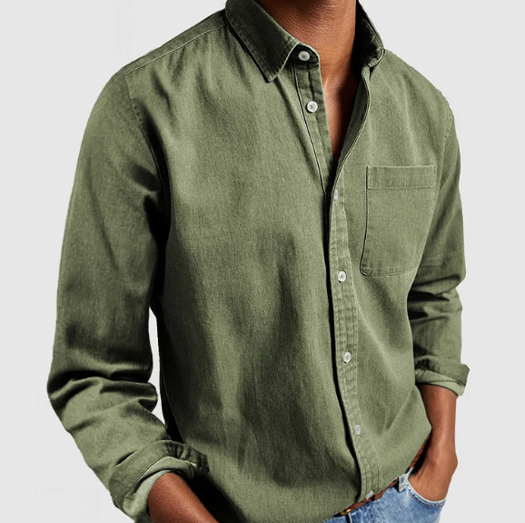 Variant image for Classic White Button Down Shirt for Women - Relaxed Fit with Chest Pocket-7