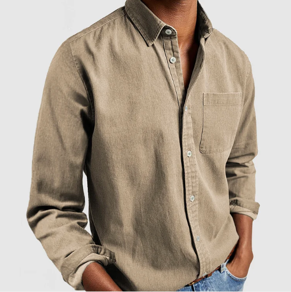 Variant image for Classic White Button Down Shirt for Women - Relaxed Fit with Chest Pocket-13