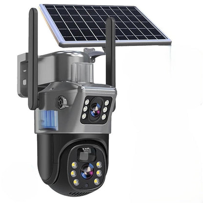 DualGuard | 4K security camera with solar panel