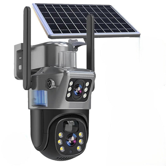 DualGuard | 4K security camera with solar panel
