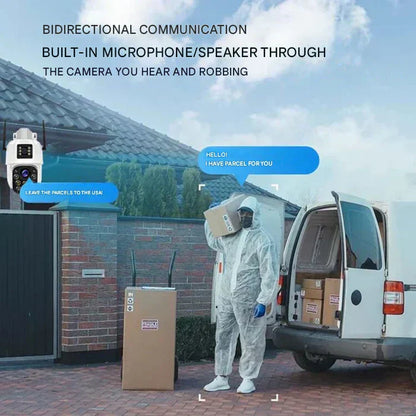 DualGuard | 4K security camera with solar panel