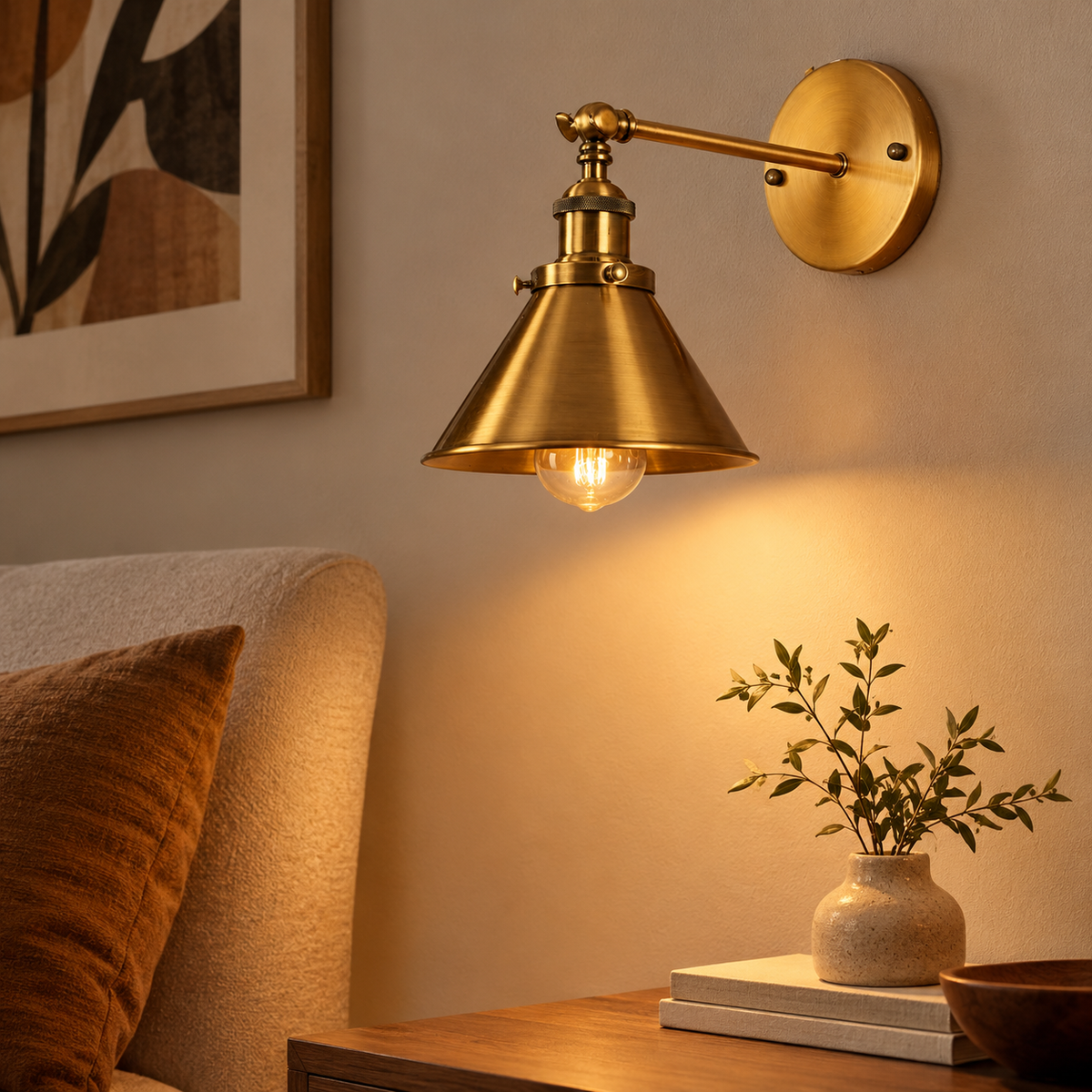 Caldon - Adjustable Single Arm Wall Sconce