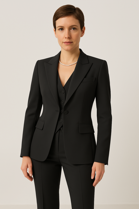 Variant image for Elegance-Urban - Women's Suit 3-Piece Set with Blazer, Vest & Trousers-1
