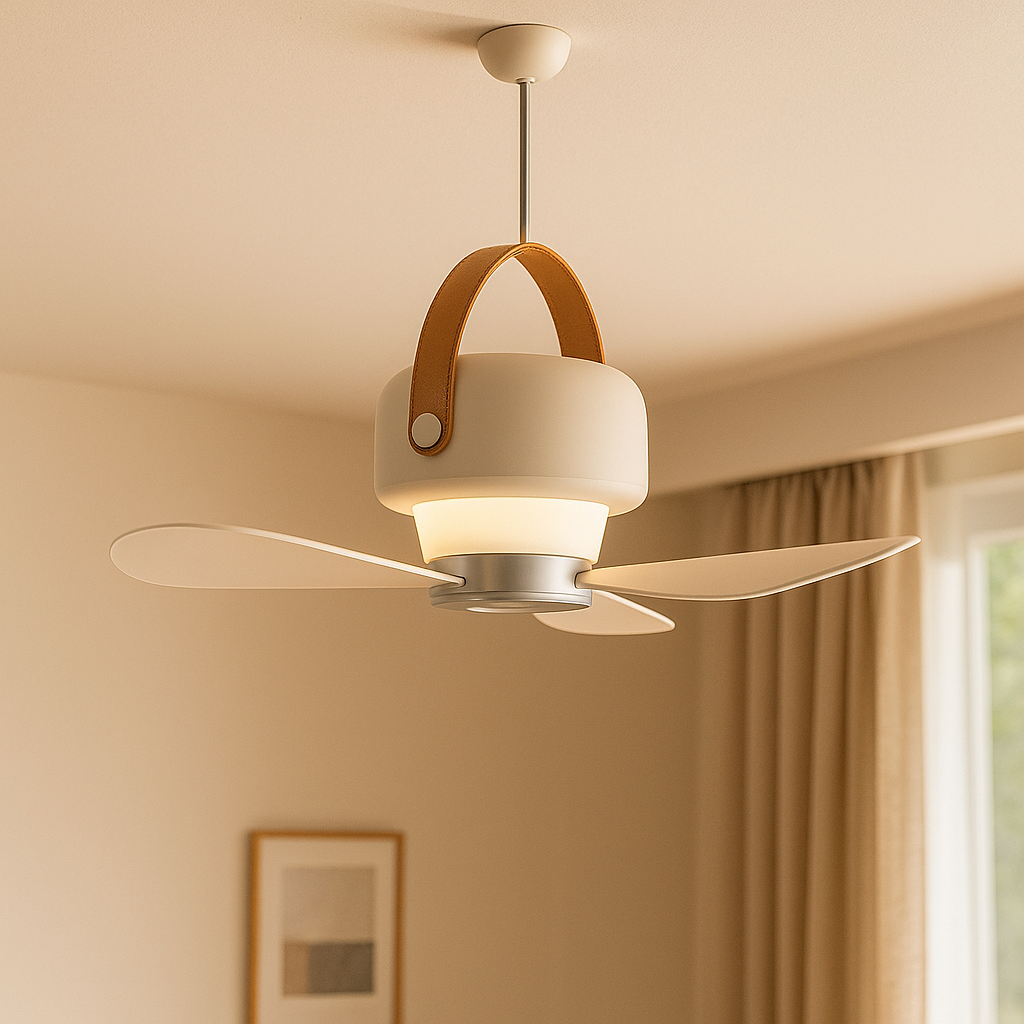 BreezeFlow | Wireless Ceiling Fan – Quiet & LED Light