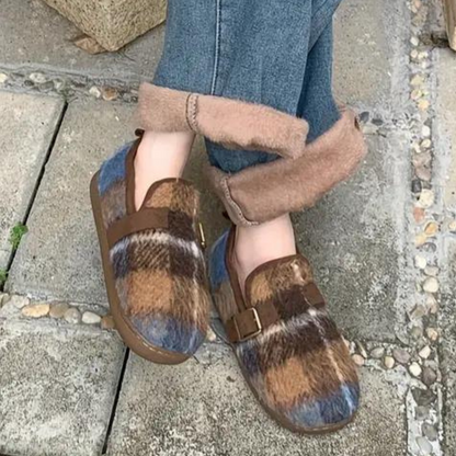 Luxe | Men's Slippers – Elegant Checkered Design with Adjustable Straps-6