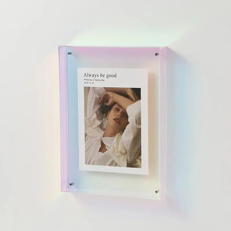 Clariza - Freestanding Transparent Picture Frame