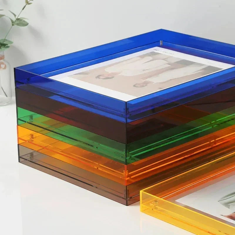 Clariza - Freestanding Transparent Picture Frame