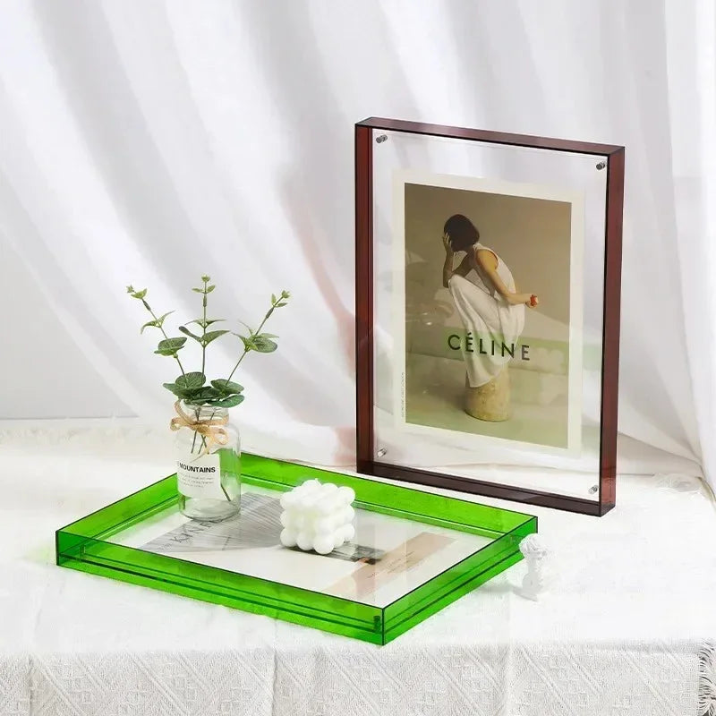 Clariza - Freestanding Transparent Picture Frame