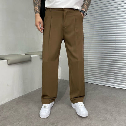 Lucien | Men's Trousers – Elegant Tailored Relaxed Fit Design-3