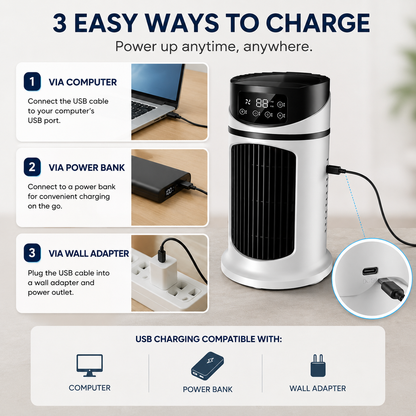 Climatik - Compact Portable Evaporative Air Cooler