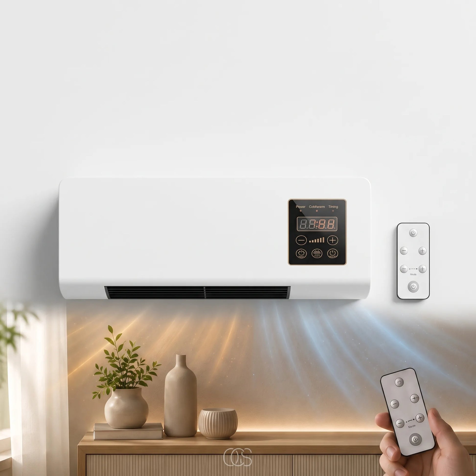 Climera - Modern Wall Mounted Heater With Fan