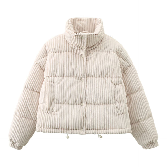 Amore | Women's Jacket – Chic Cropped Puffer Design-1