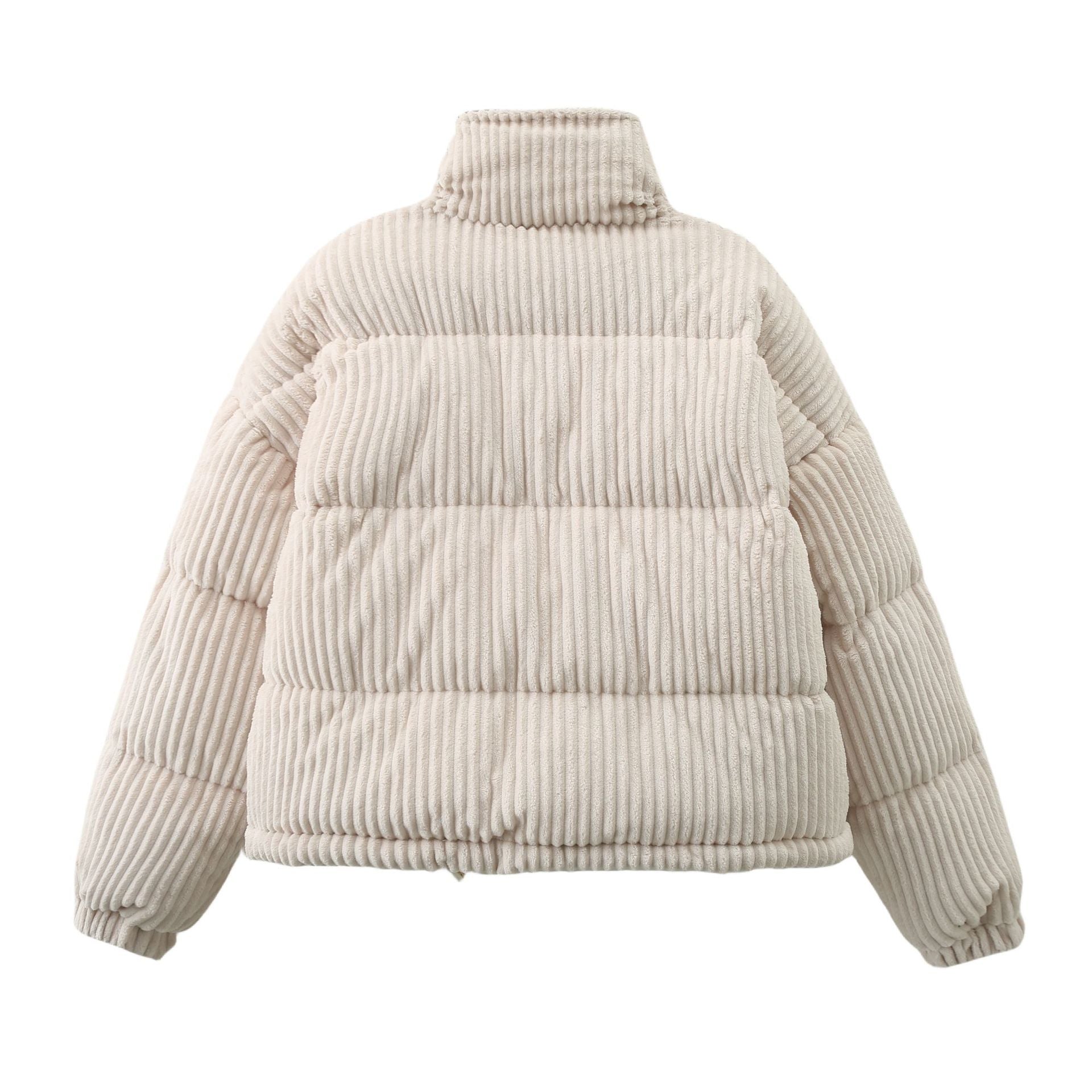 Amore | Women's Jacket – Chic Cropped Puffer Design-3