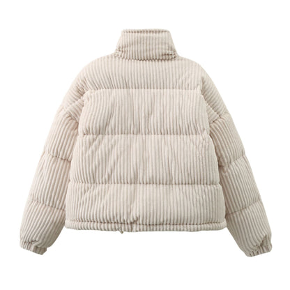Amore | Women's Jacket – Chic Cropped Puffer Design-3