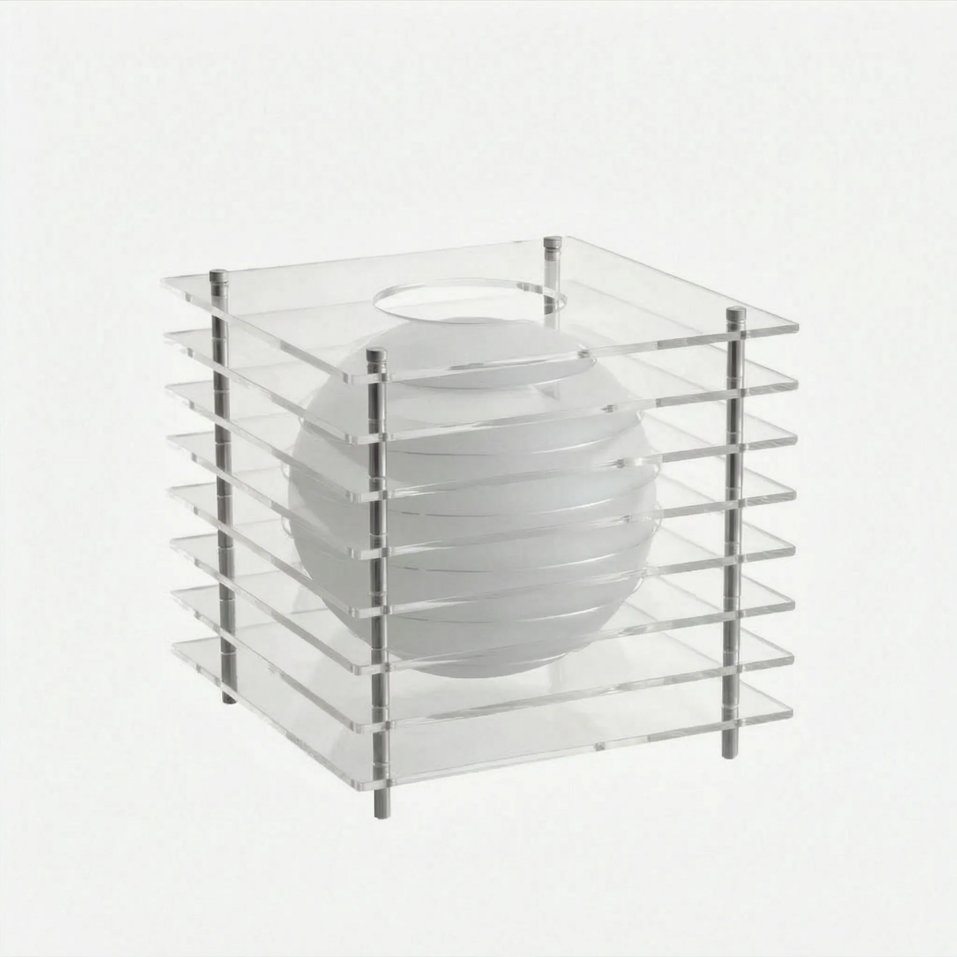 Cubisys - Geometric Layered Table Lamp