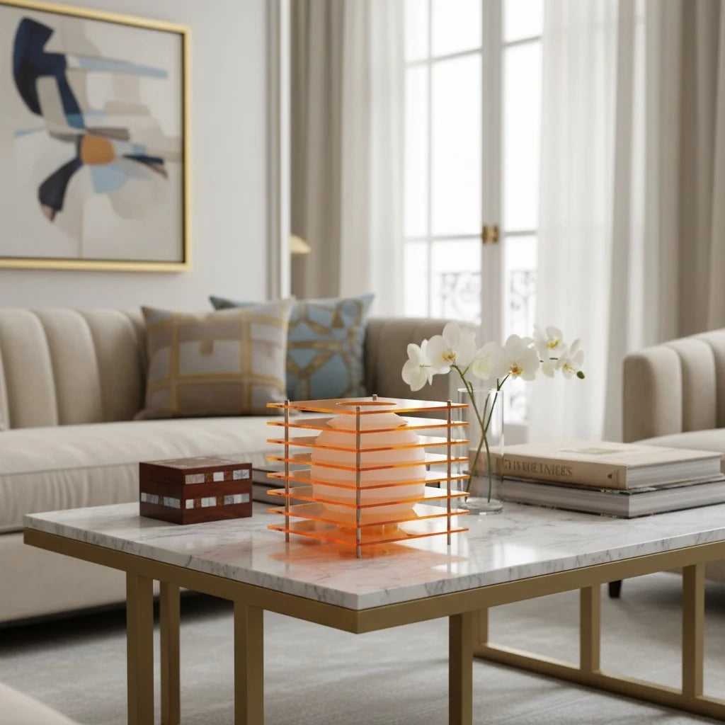Cubisys - Geometric Layered Table Lamp