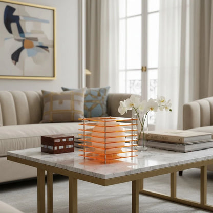 Cubisys - Geometric Layered Table Lamp