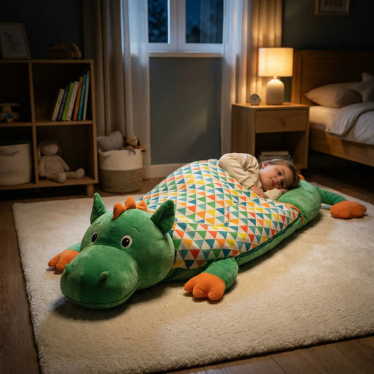 CuddleNest - Plush 2 In 1 Sleeping Pouch