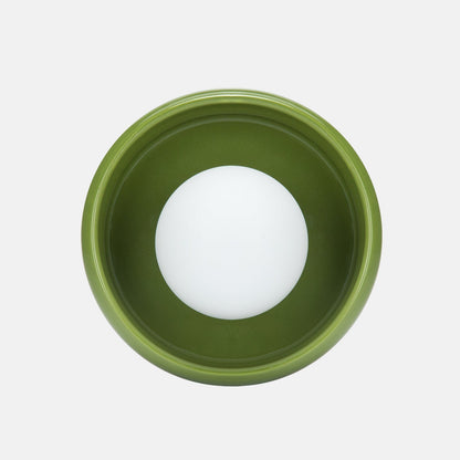 RingGlow | Elegant Round Ceramic Wall Light